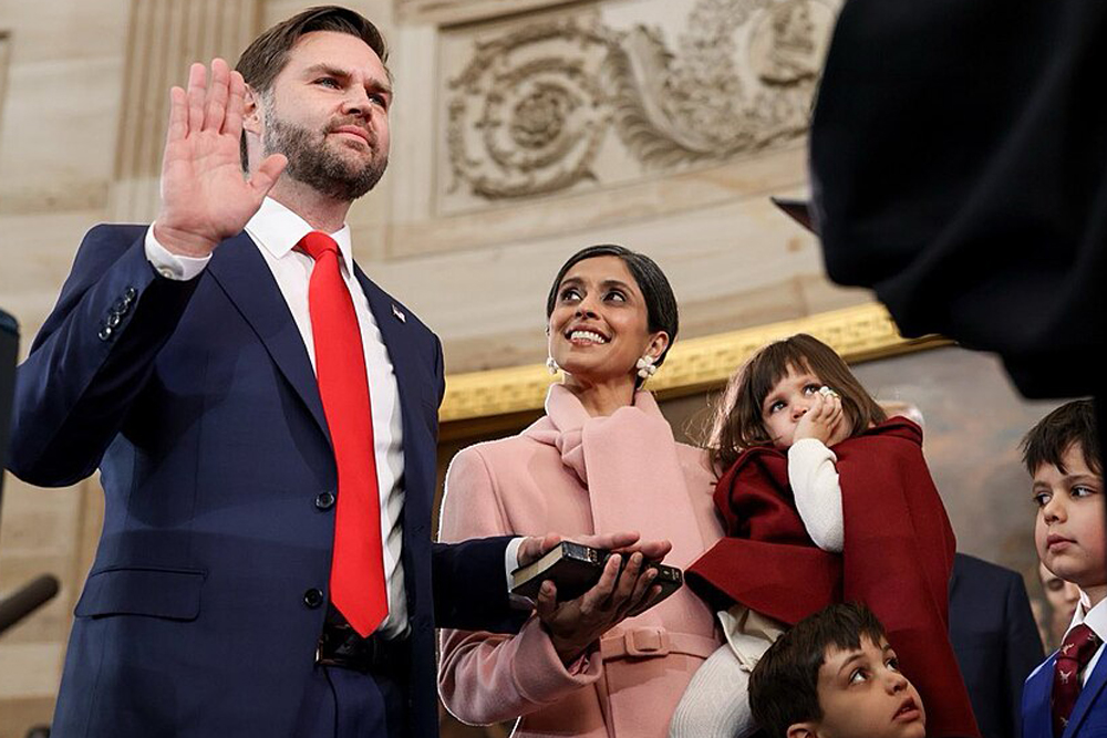 Vice President JD Vance is sworn in web