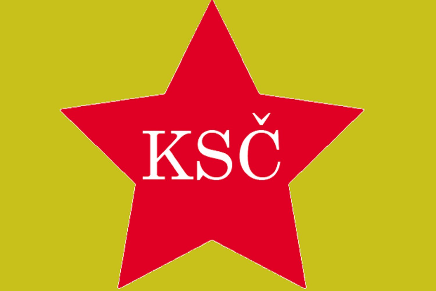 Stern als Symbol der kommunistischen Partei CSSR